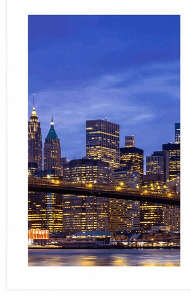Plakat s paspartuom most u Brooklynu