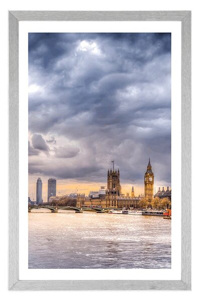 Plakat s paspartuom jedinstven London