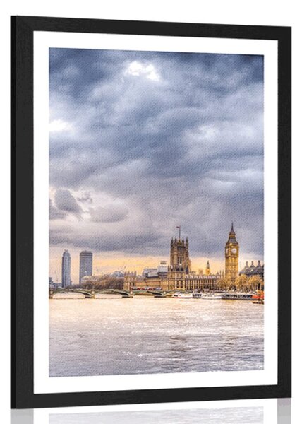 Plakat s paspartuom jedinstven London