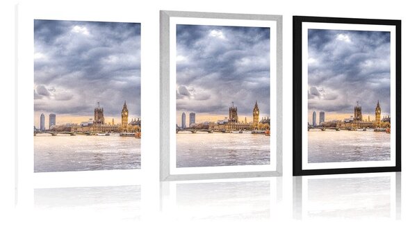 Plakat s paspartuom jedinstven London