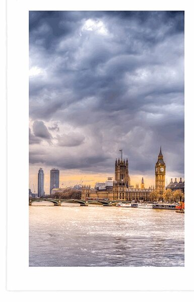 Plakat s paspartuom jedinstven London
