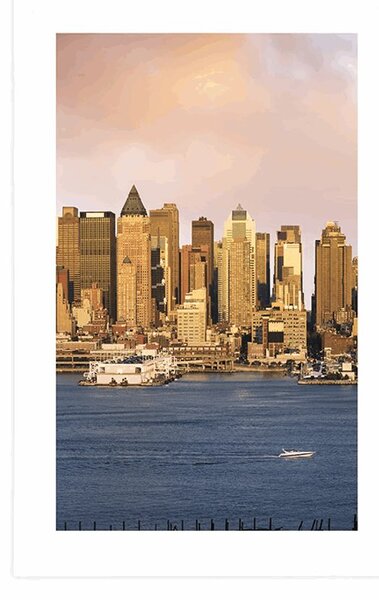 Plakat s paspartuom jedinstveni New York