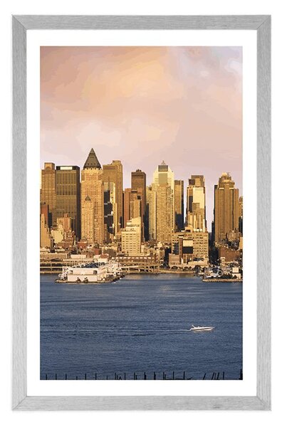 Plakat s paspartuom jedinstveni New York
