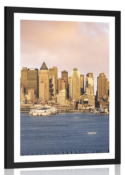 Plakat s paspartuom jedinstveni New York