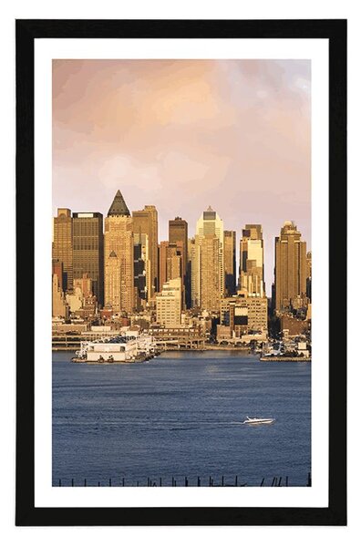 Plakat s paspartuom jedinstveni New York
