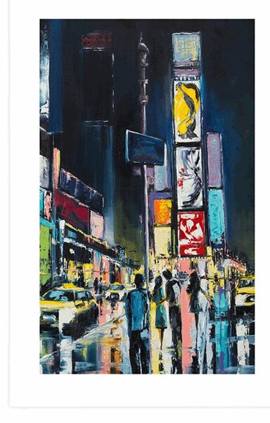 Plakat s paspartuom živopisni New York