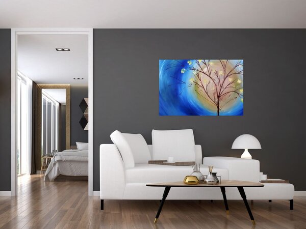 Slika - Drevo, ki pokriva sonce (90x60 cm)
