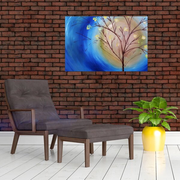 Slika - Drevo, ki pokriva sonce (90x60 cm)