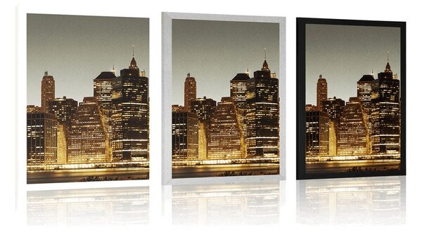 Plakat noćni New York
