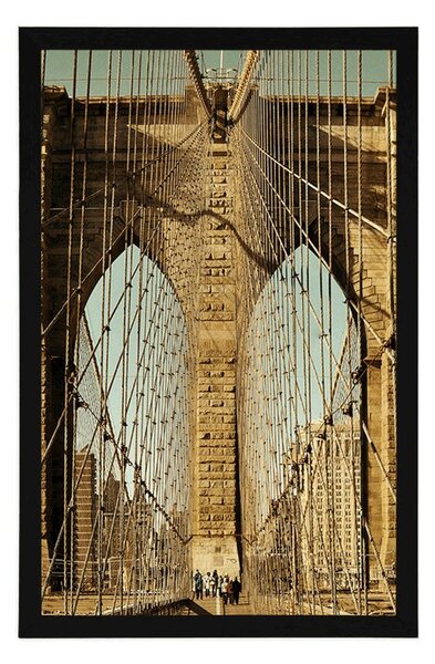Plakat most Manhattan u New Yorku