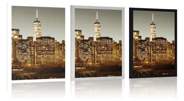 Plakat centar New Yorka