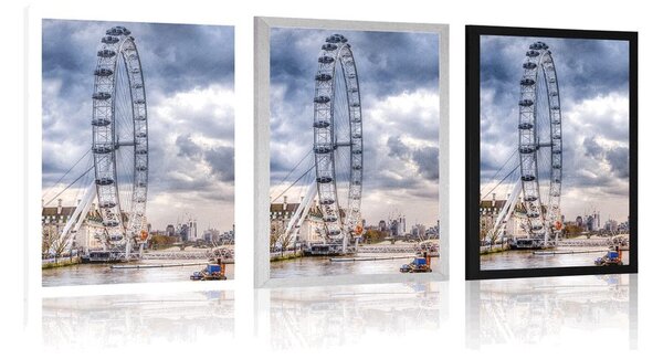 Plakat jedinstven London i rijeka Temza