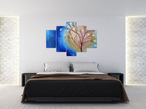 Slika - Drevo, ki pokriva sonce (150x105 cm)
