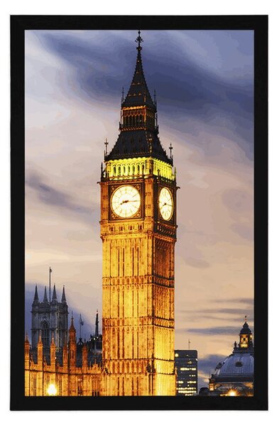 Plakat noćni Big Ben u Londonu