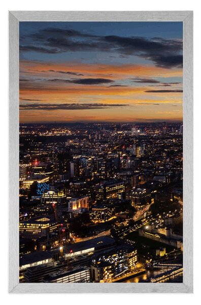 Plakat pogled iz zraka na London