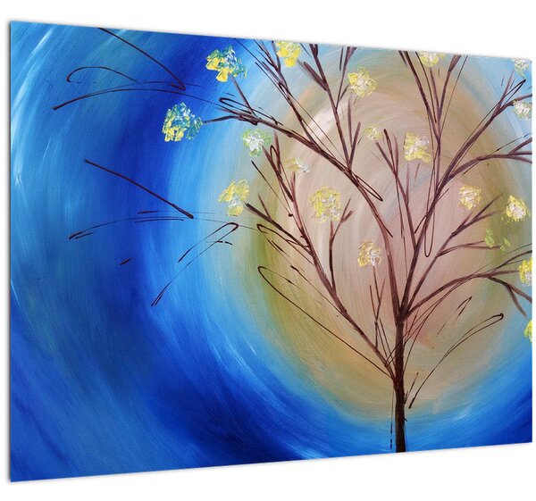 Slika - Drevo, ki pokriva sonce (70x50 cm)