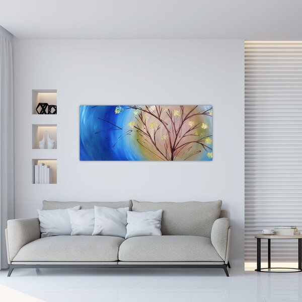 Slika - Drevo, ki pokriva sonce (120x50 cm)