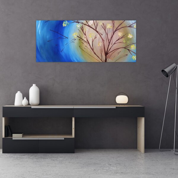 Slika - Drevo, ki pokriva sonce (120x50 cm)