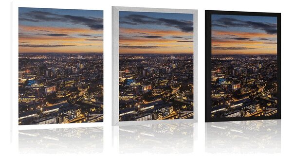 Plakat pogled iz zraka na London