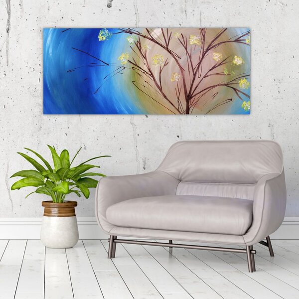 Slika - Drevo, ki pokriva sonce (120x50 cm)
