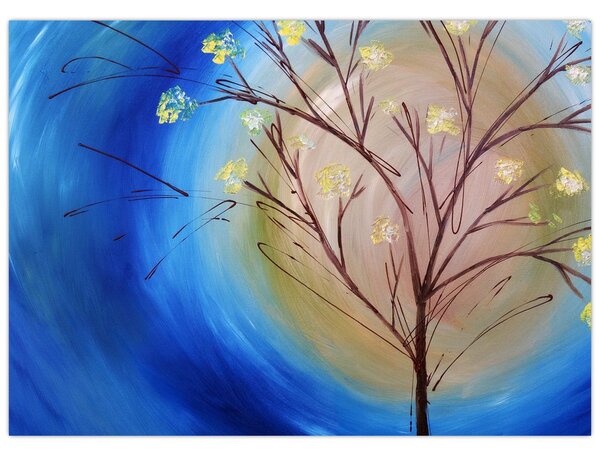 Slika - Drevo, ki pokriva sonce (70x50 cm)