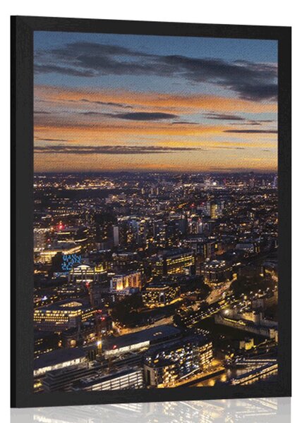 Plakat pogled iz zraka na London