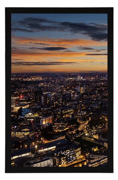Plakat pogled iz zraka na London