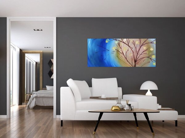 Slika - Drevo, ki pokriva sonce (120x50 cm)