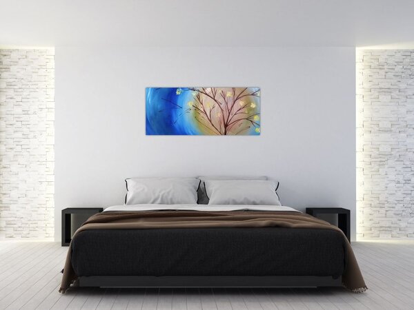Slika - Drevo, ki pokriva sonce (120x50 cm)