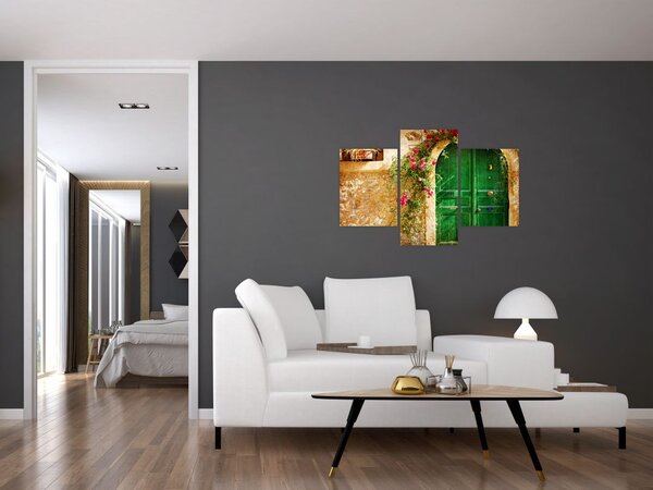 Slika starih vrat (90x60 cm)