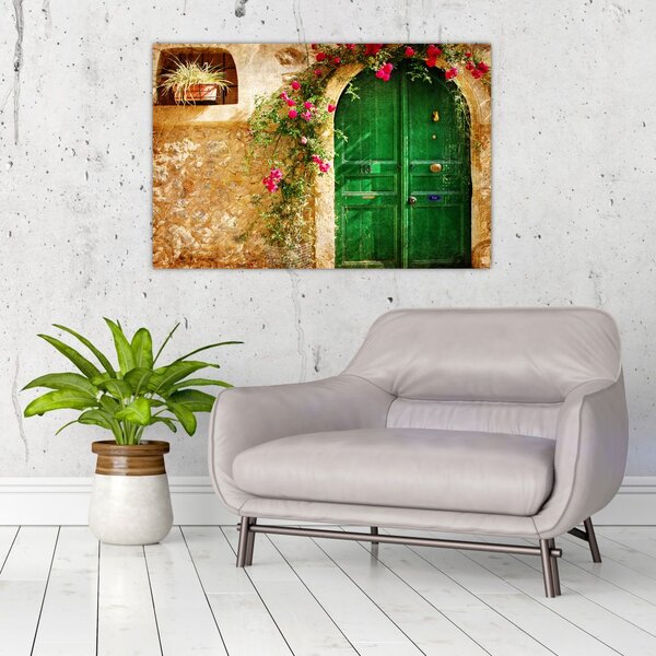 Slika starih vrat (90x60 cm)