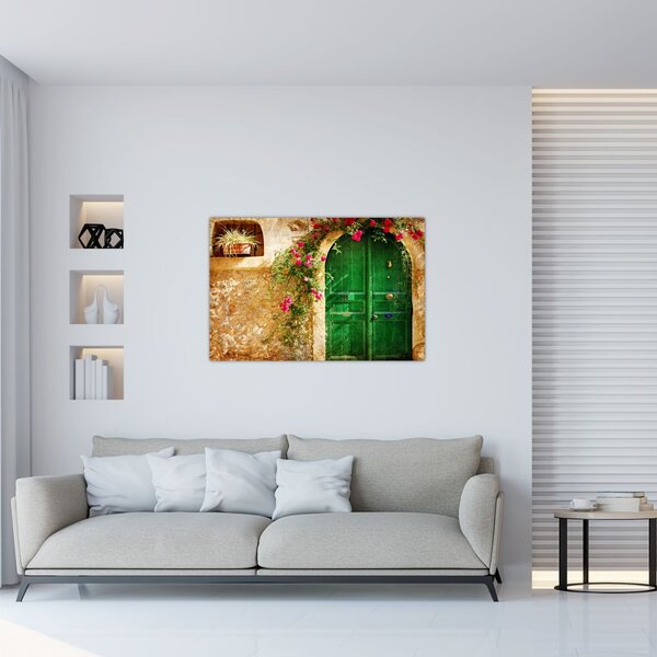 Slika starih vrat (90x60 cm)
