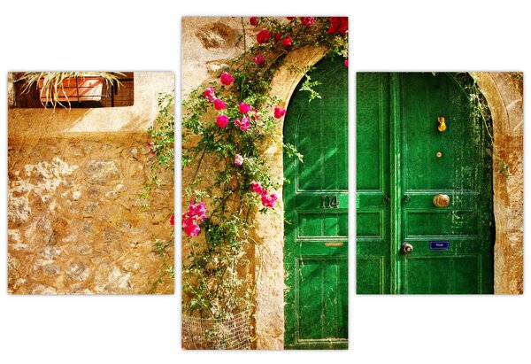 Slika starih vrat (90x60 cm)