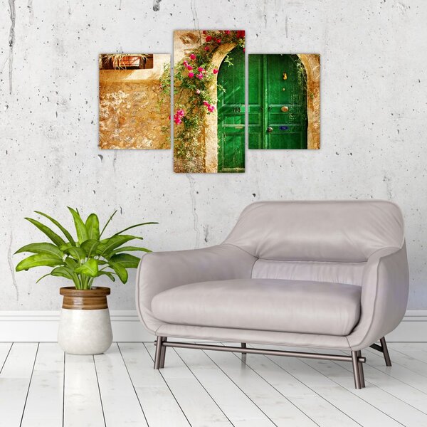 Slika starih vrat (90x60 cm)