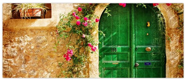 Slika starih vrat (120x50 cm)