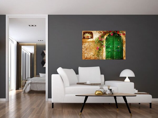 Slika starih vrat (90x60 cm)
