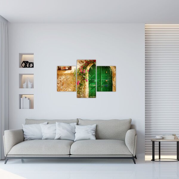 Slika starih vrat (90x60 cm)