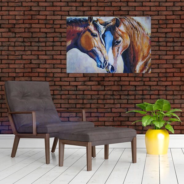 Slika - Zaljubljeni konji (90x60 cm)