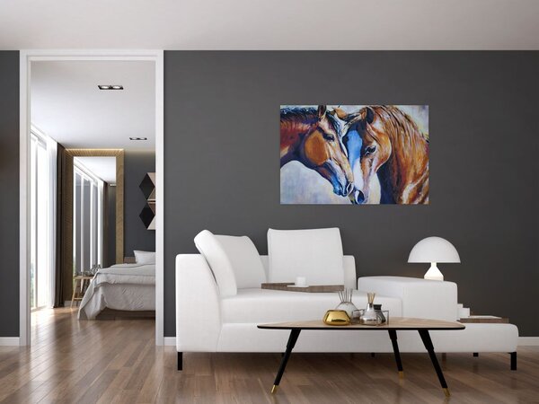 Slika - Zaljubljeni konji (90x60 cm)