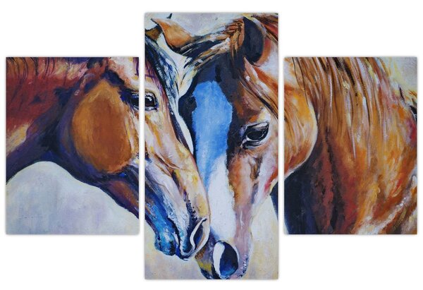 Slika - Zaljubljeni konji (90x60 cm)