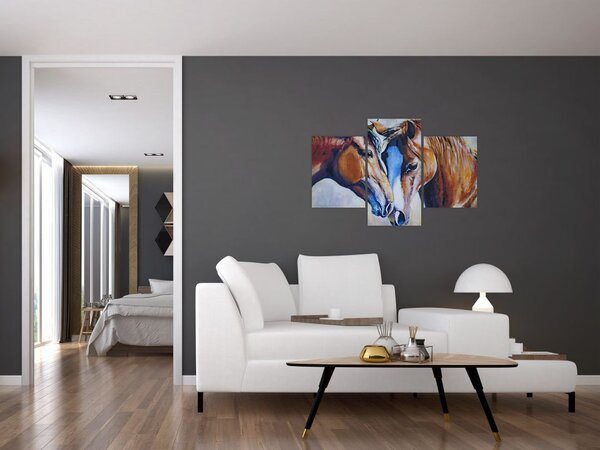 Slika - Zaljubljeni konji (90x60 cm)