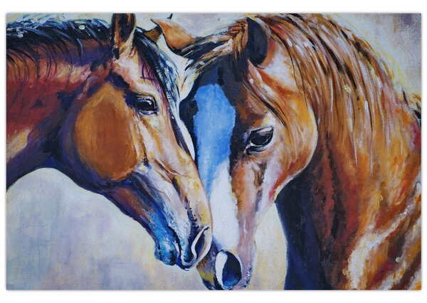 Slika - Zaljubljeni konji (90x60 cm)