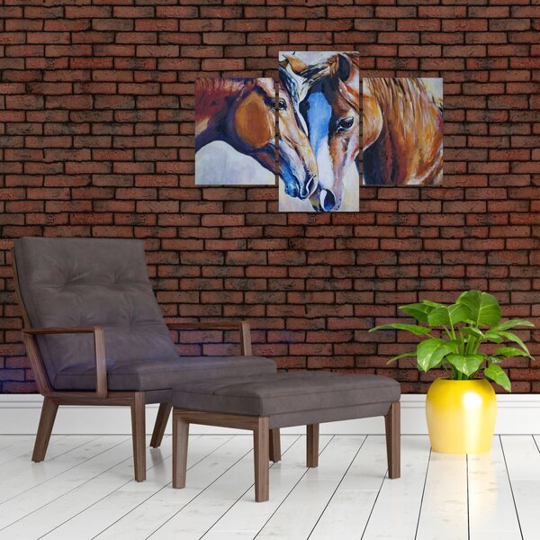 Slika - Zaljubljeni konji (90x60 cm)