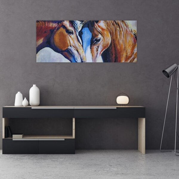 Slika - Zaljubljeni konji (120x50 cm)