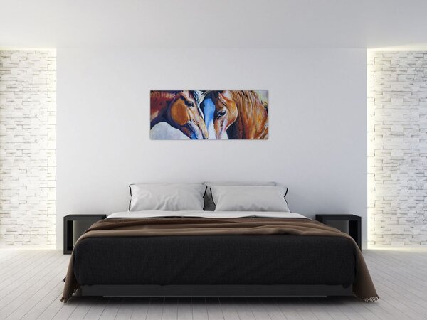 Slika - Zaljubljeni konji (120x50 cm)