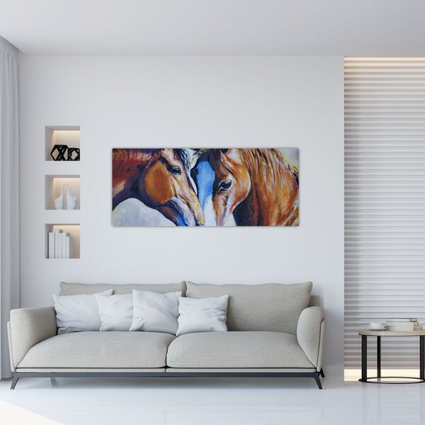Slika - Zaljubljeni konji (120x50 cm)