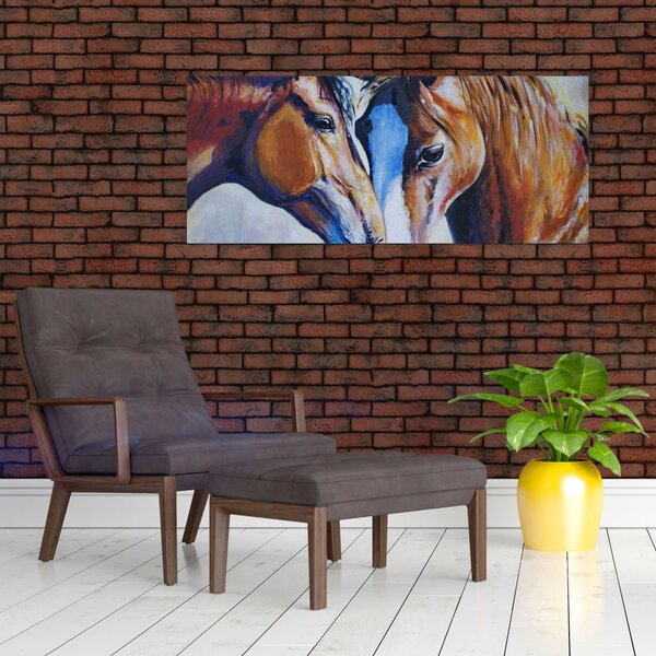 Slika - Zaljubljeni konji (120x50 cm)