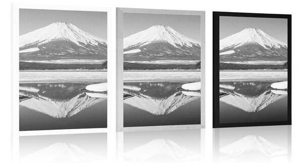 Plakat japanska planina Fuji
