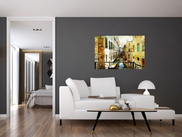 Slika - Aleja v Benetkah (90x60 cm)