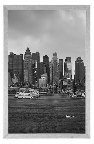 Plakat jedinstveni New York u crno-bijelom dizajnu